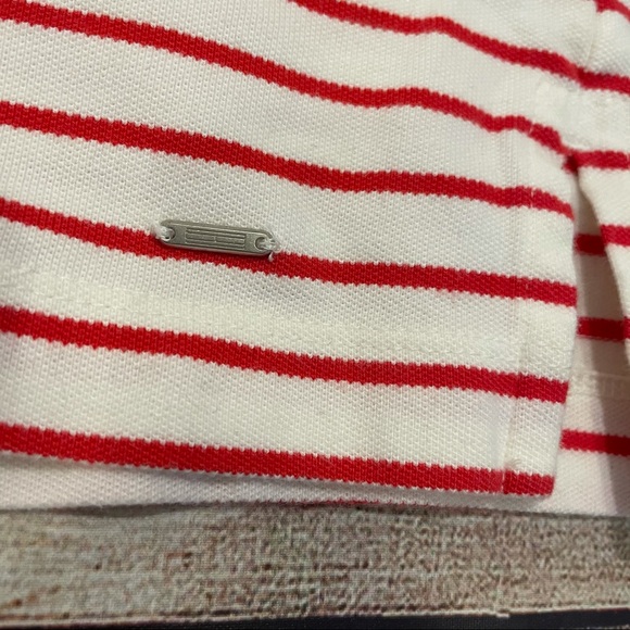 TOMMY HILFIGER Red and White Striped Shift Dress - Picture 9 of 11